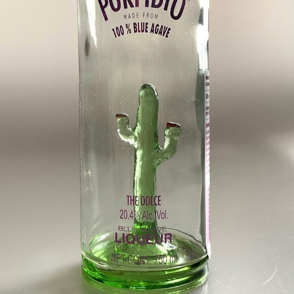 LIMITED EDITION HAND BLOWN PORFIDIO CACTUS GLASS BOTTLE - Picture 6 of 14